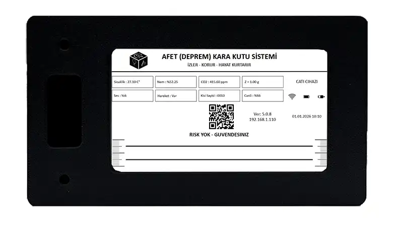 Afet Kara Kutu Sistemi Çatı Cihazı