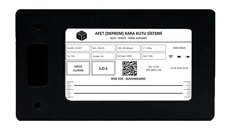Afet Kara Kutu Sistemi Cihaz Teknik Özellikleri
